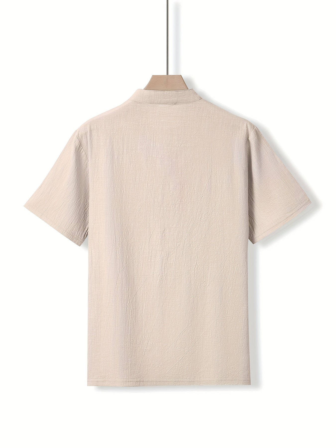 CONOR™™ | Men's Linen Henley Shirt