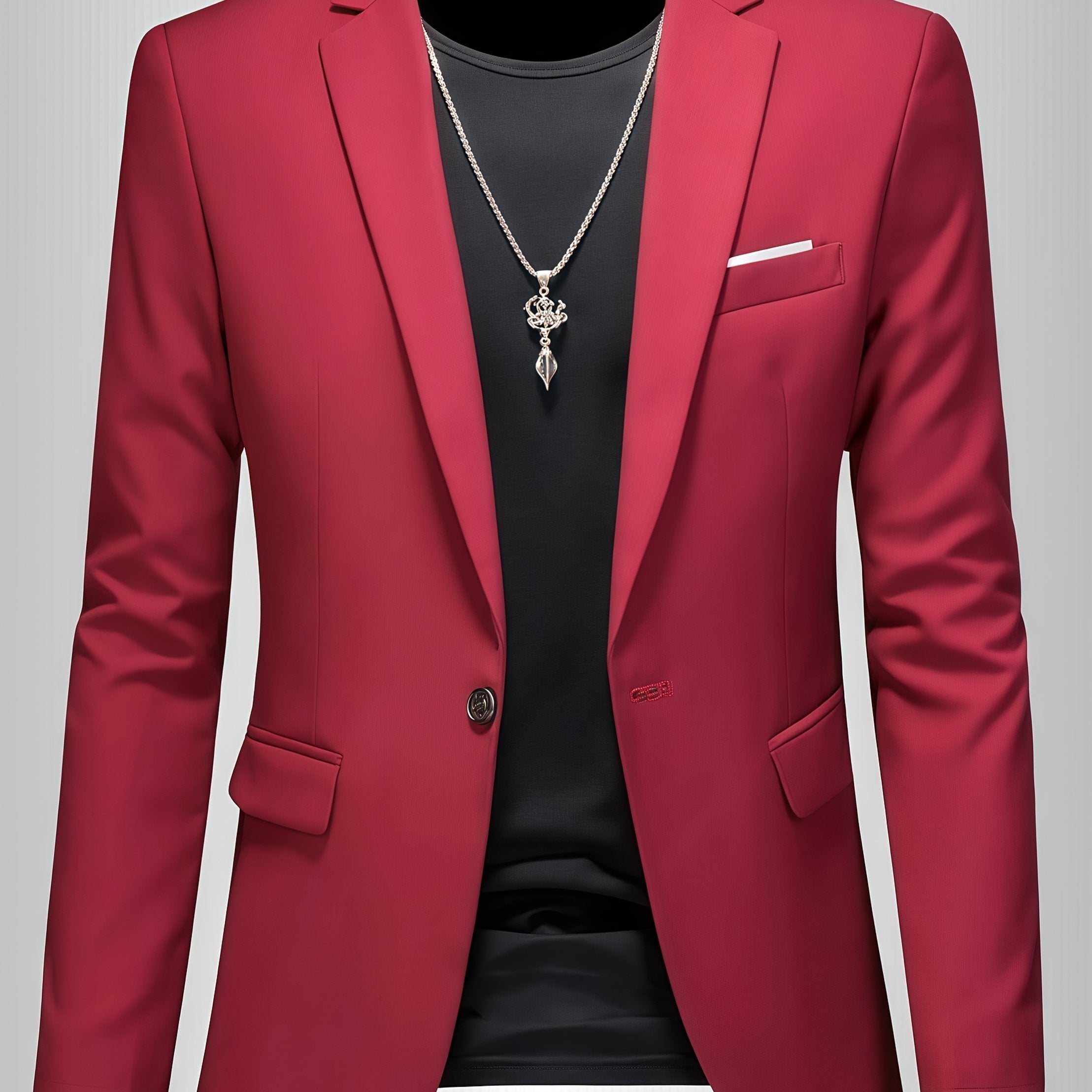 CONOR™| Men's Skinny-Fit Woven Blazer