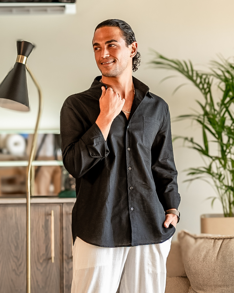 CONOR™ | 100% LINEN SHIRT