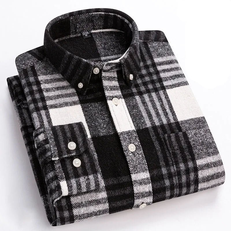 CONOR™ | Rockwell Brushed Cotton Flannel Shirt