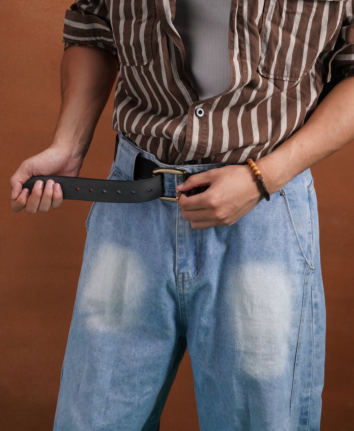 CONOR™ | Vintage Distressed Leather Belt
