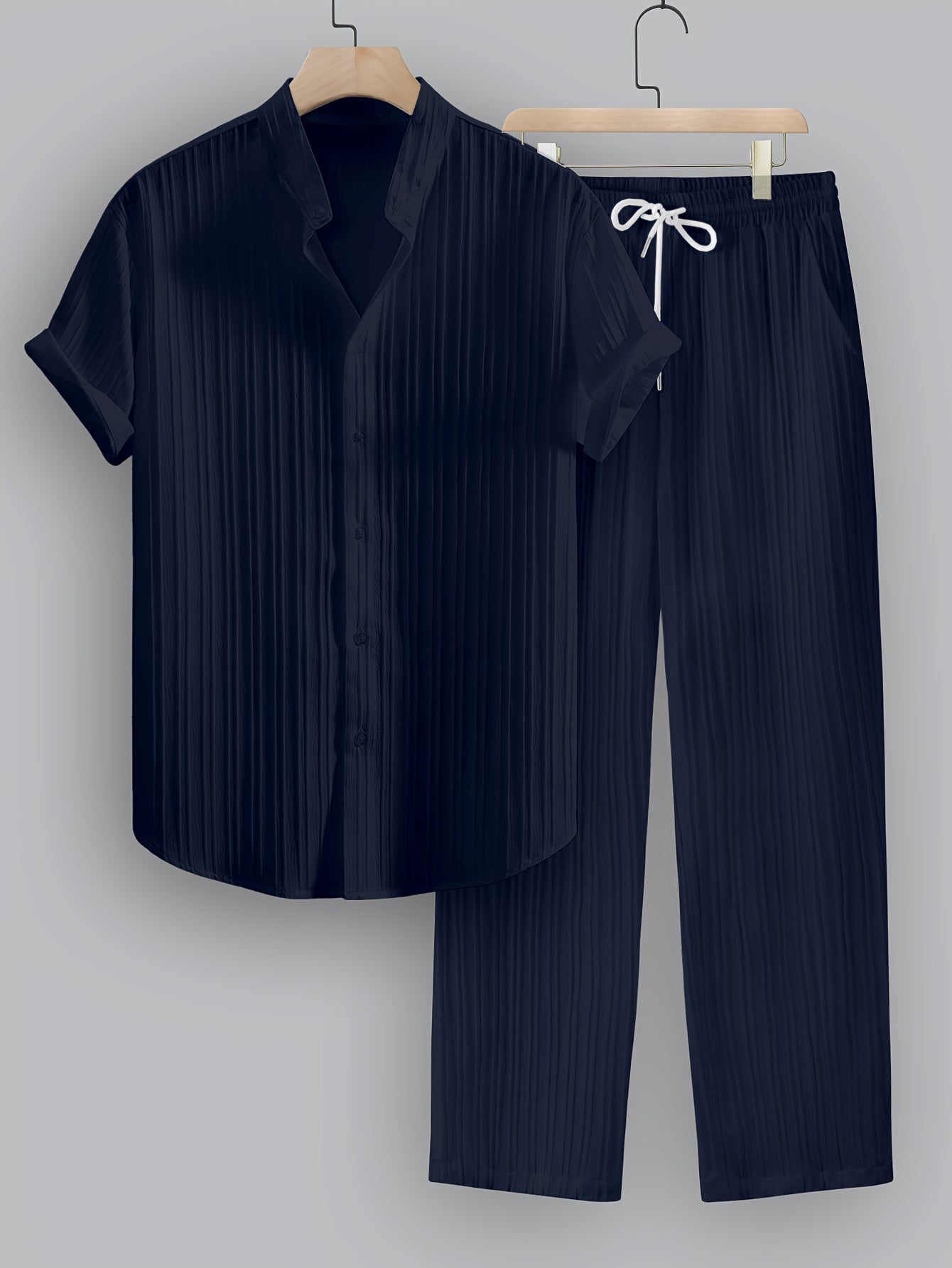 CONOR™™ | Men's Ribbed Fabric Co-Ord Set