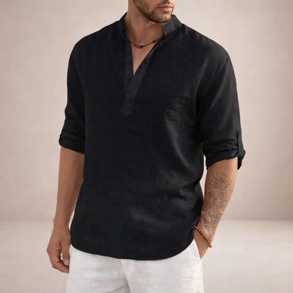 CONOR™™ | Stand Collar Shirt