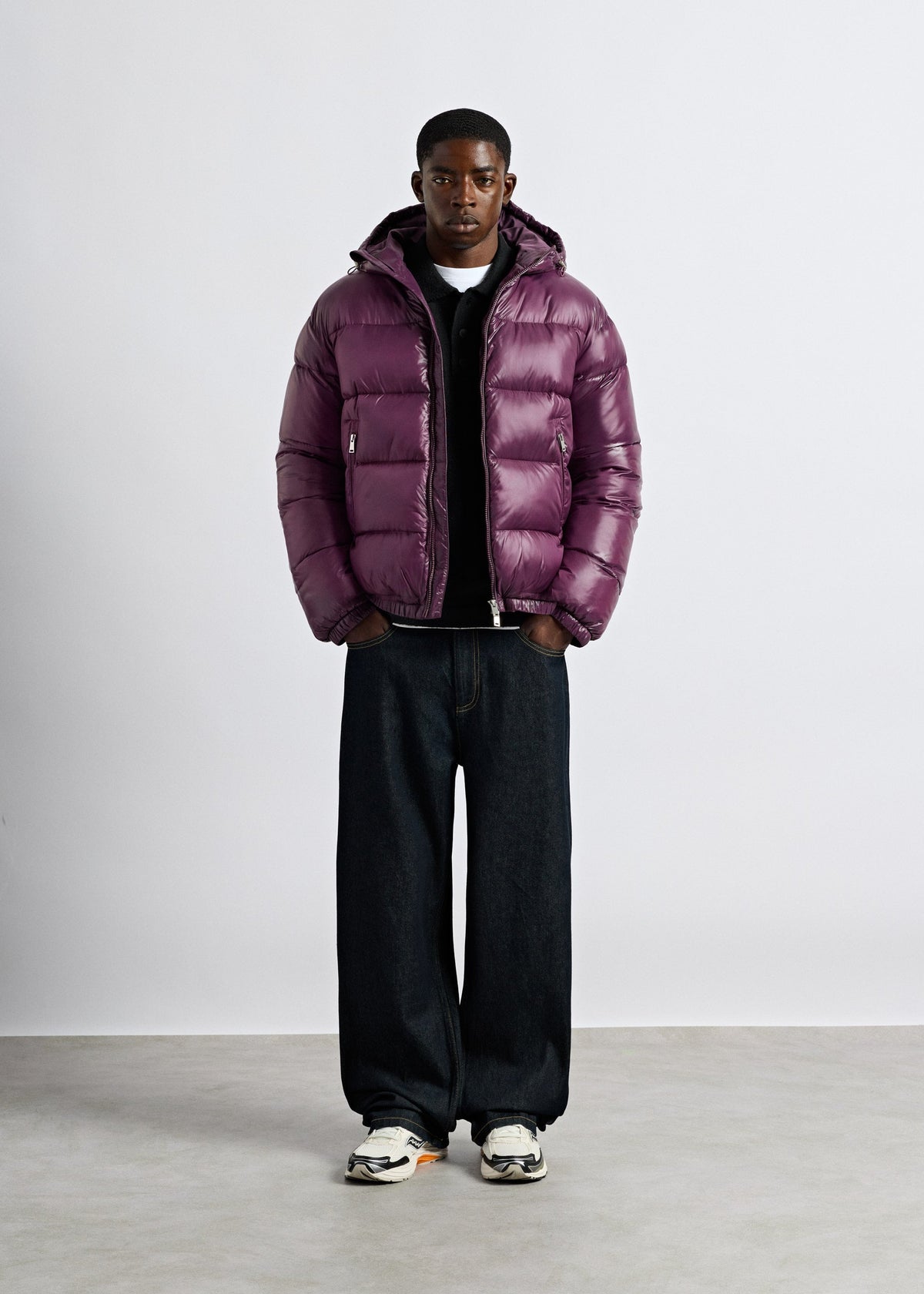 CONOR™ | Glossy Puffer Jacket