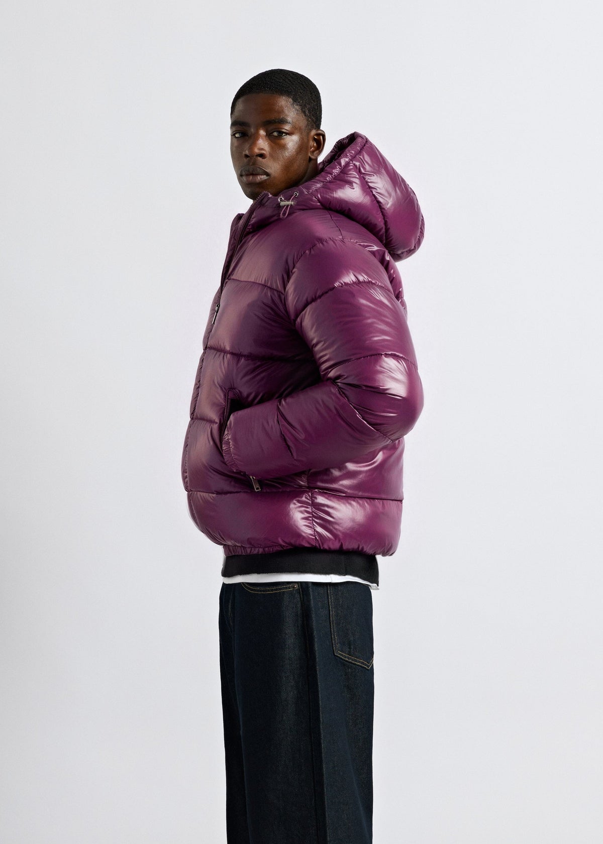 CONOR™ | Glossy Puffer Jacket