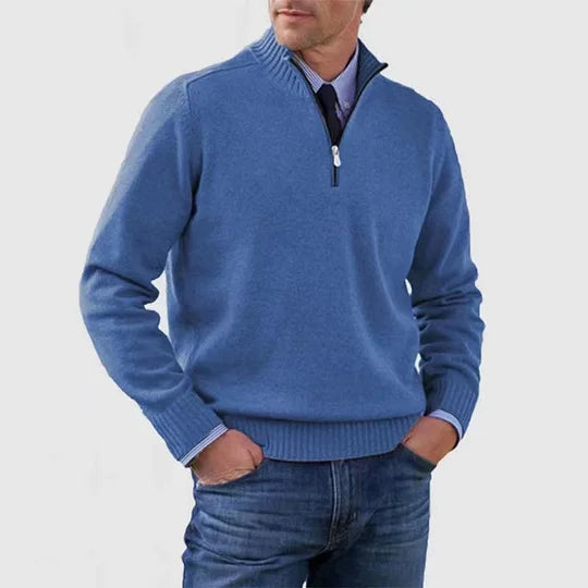 CONOR™ | CASUAL HALF-ZIP SWEATER