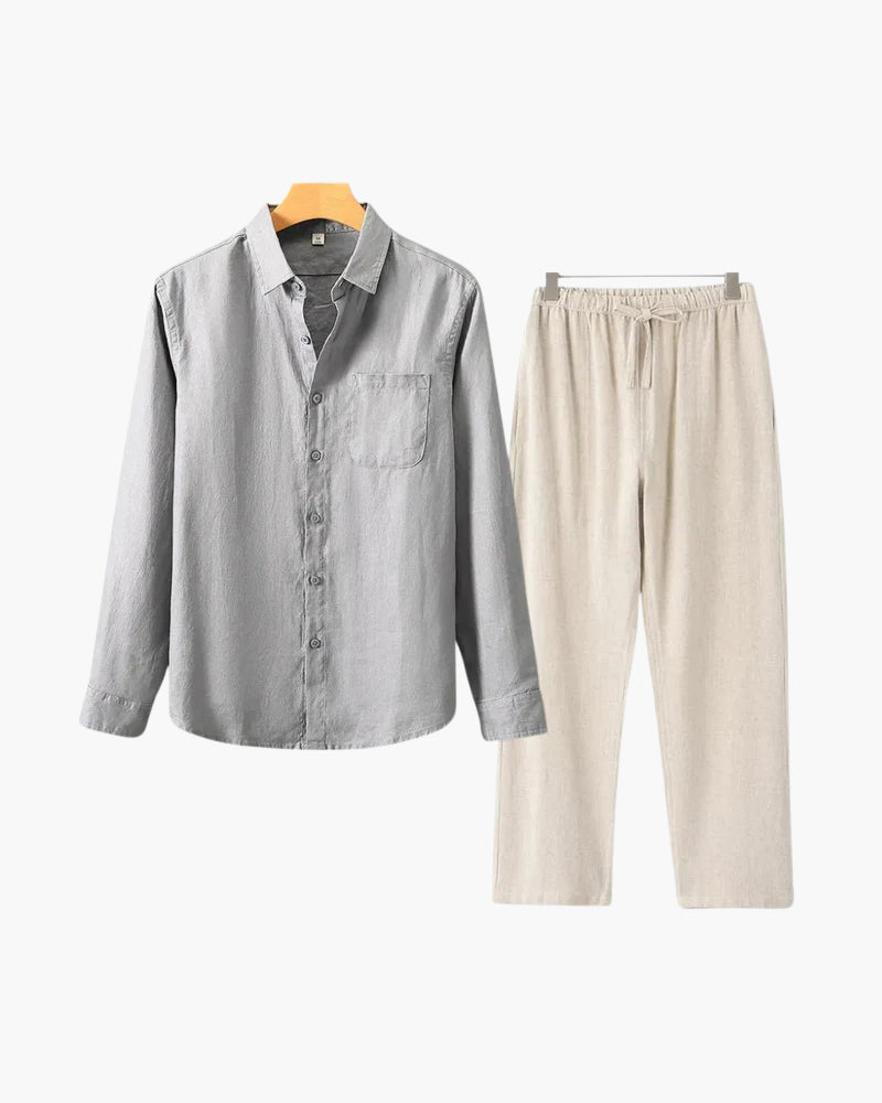 CONOR™ | LINEN COMBO (LONGSLEEVE)