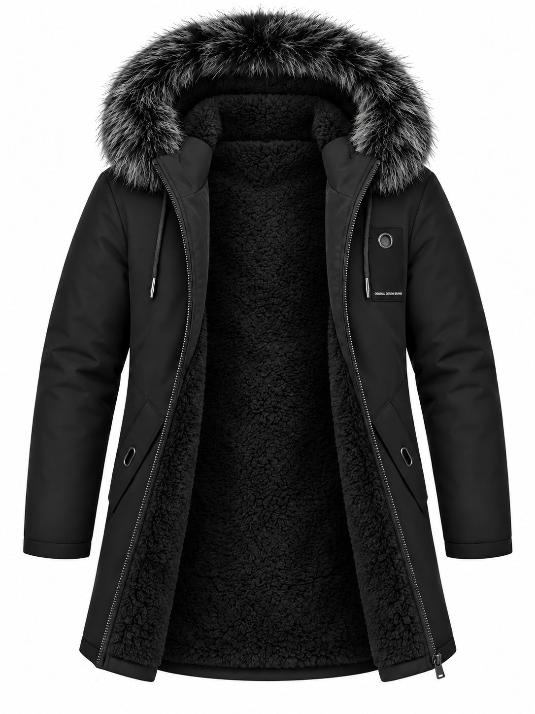 CONOR™ | Men's Windproof Hooded Thermal Mid-Length Parka Jacket