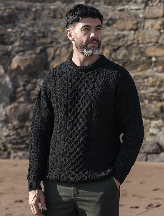 CONOR™ | Merino Aran Sweater