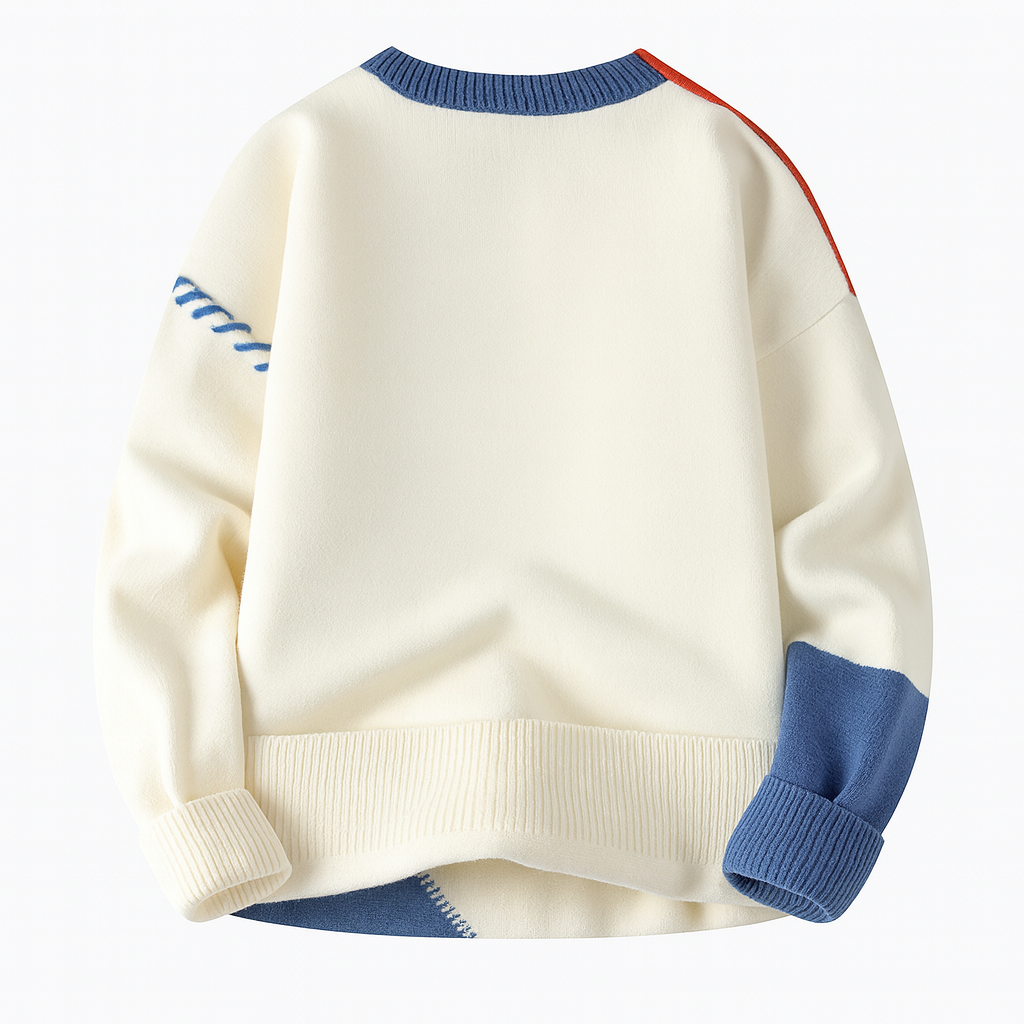 CONOR| MEN'S PATCHWORK SWEATER