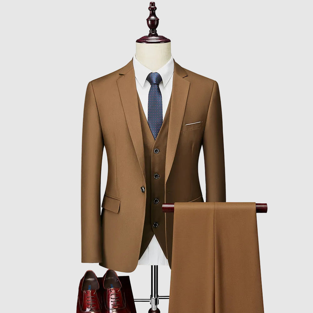 CONOR™™ | Men's Tailored Three-Piece Suit Set