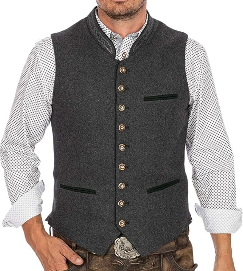 CONOR™™ | Men's Slim Trachten Vest