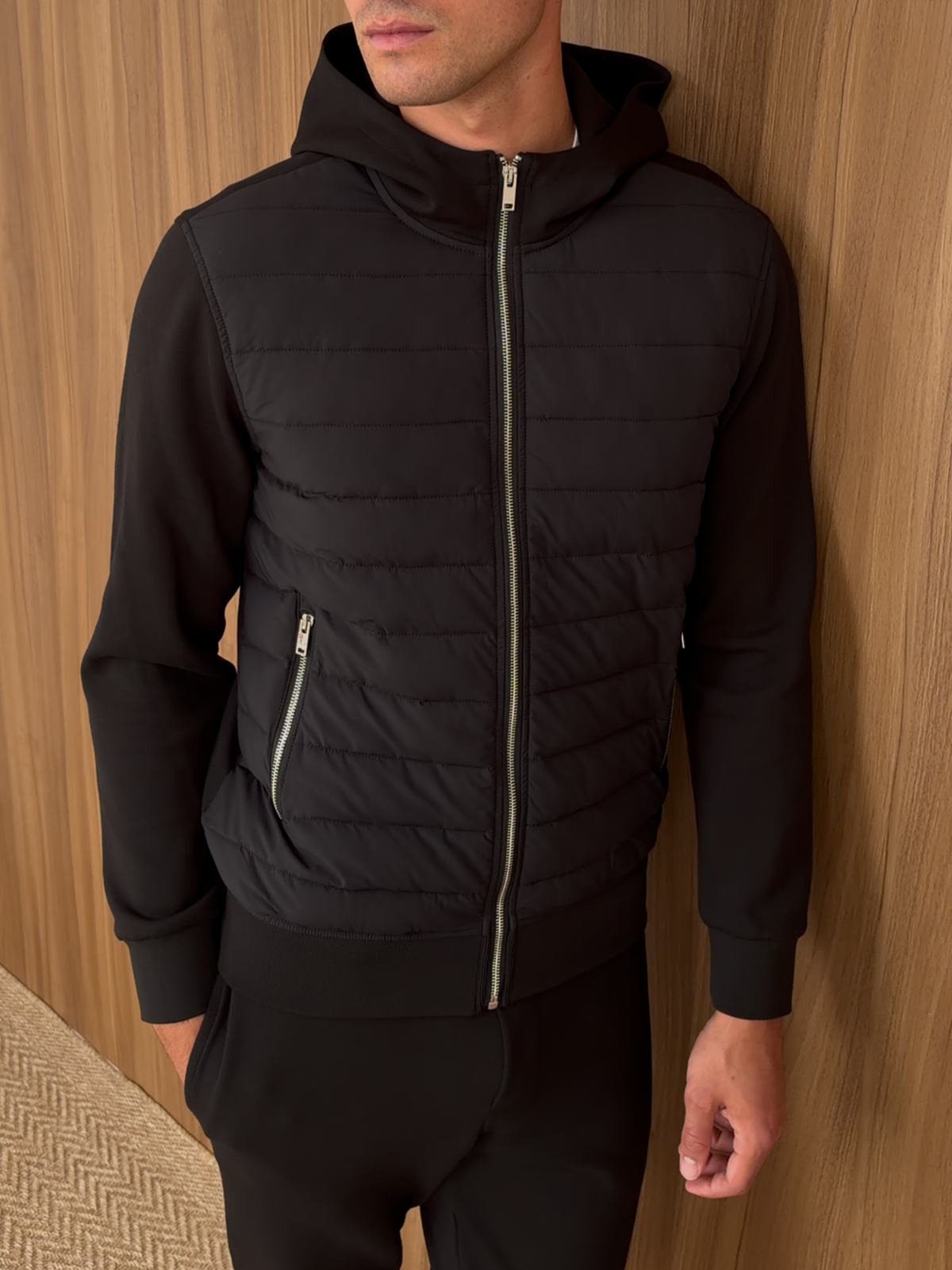 CONOR™ | Hybrid Quilted Hooded Jacket