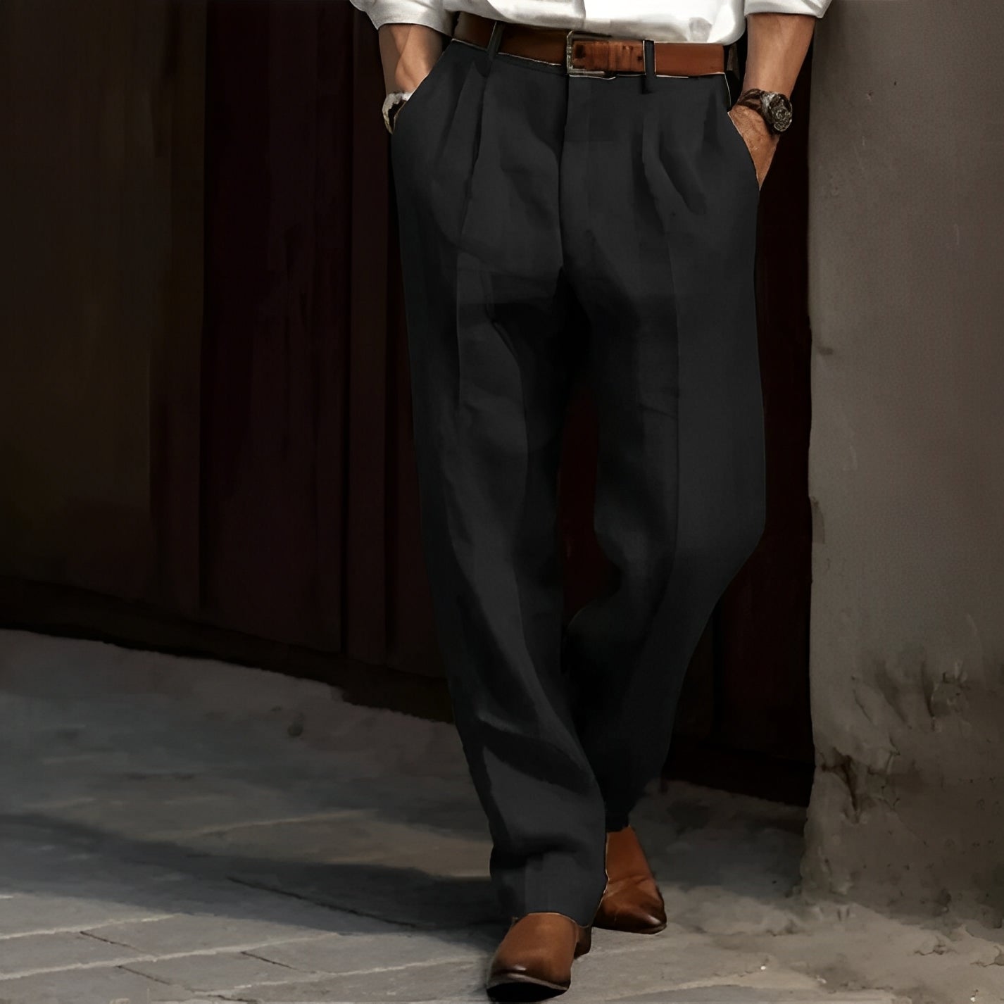 CONOR™™ | Retro Wide-Leg Trouser