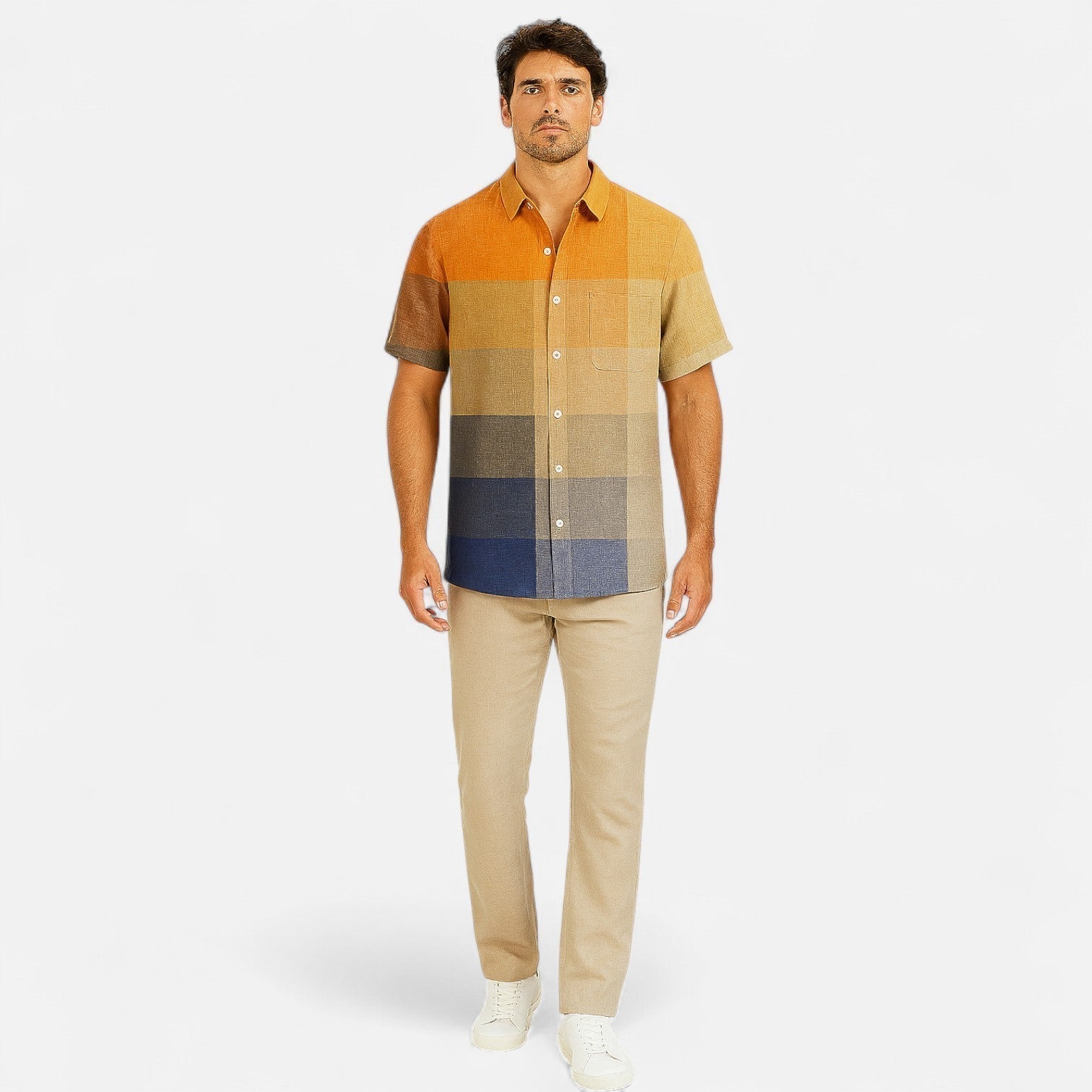 CONOR™™ | Linen Camp Shirt
