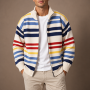 CONOR™ | Emmett Striped Zip Cardigan