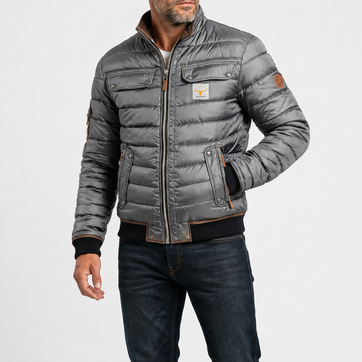 CONOR™ | Dario Vintage Jacket with a Bold Character