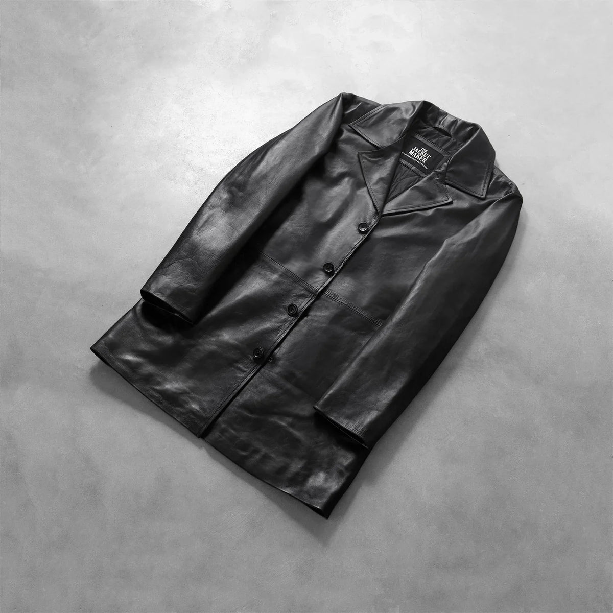 CONOR™ | Classmith Black Leather Coat