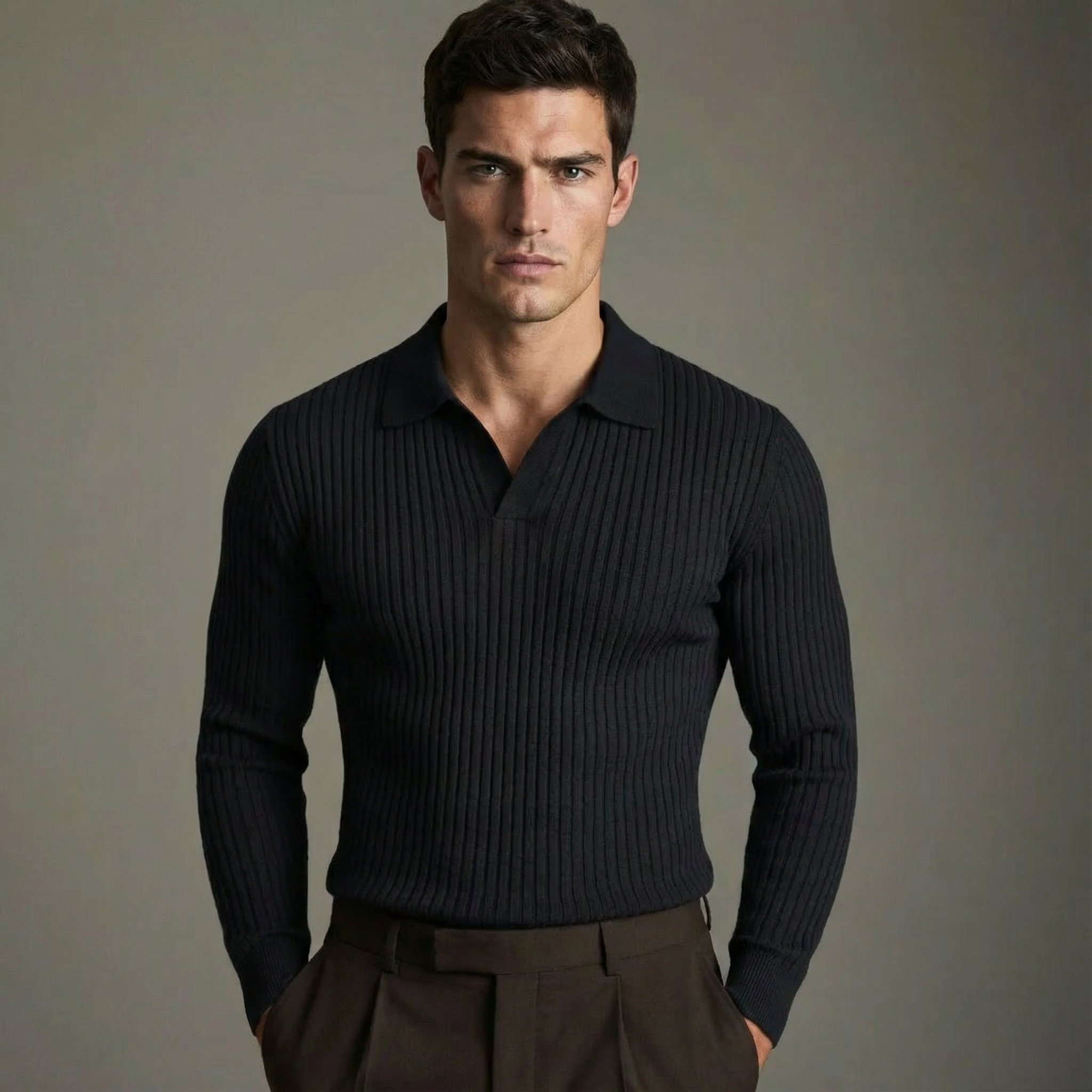 CONOR™ | OPEN COLLAR SHIRT FOR MEN