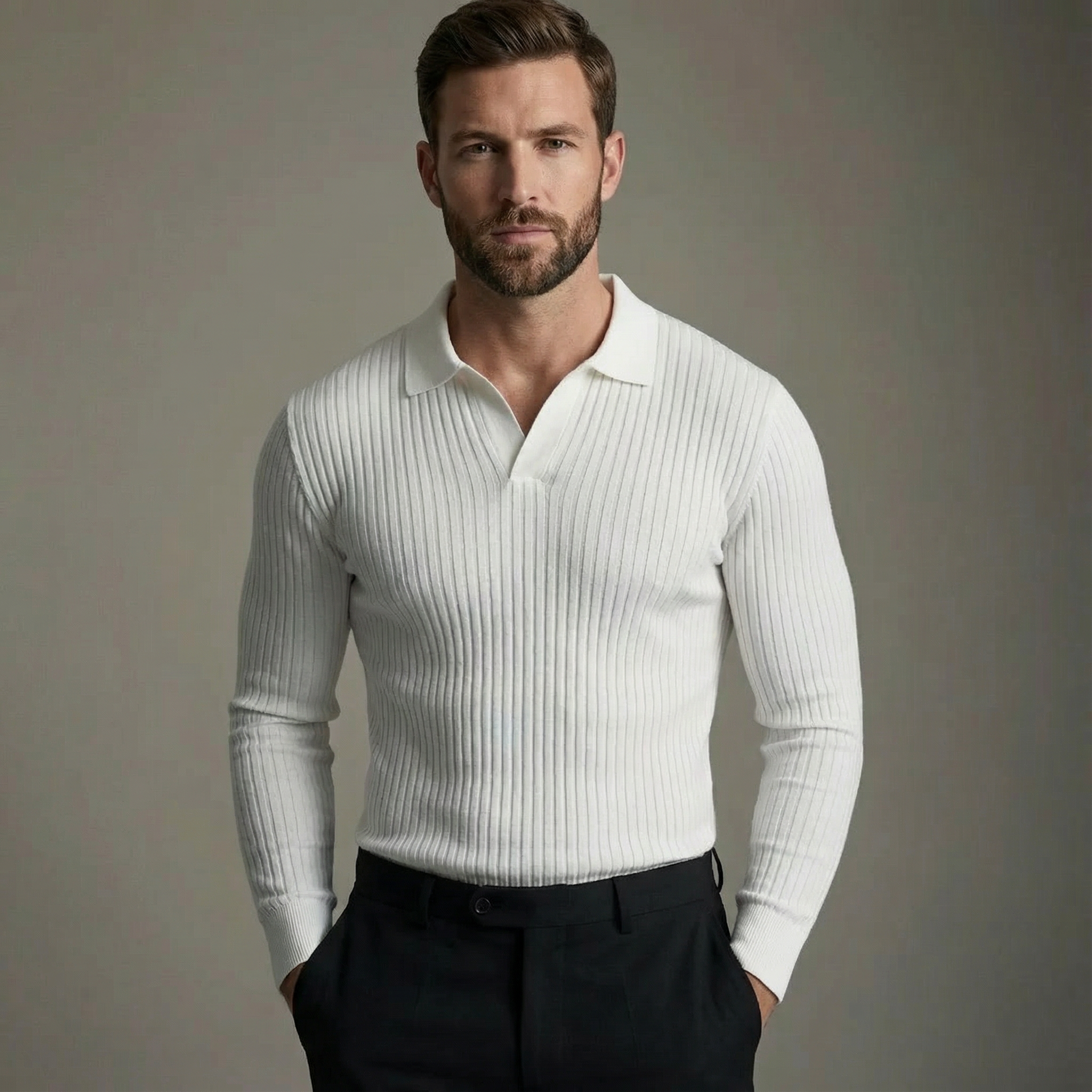 CONOR™ | OPEN COLLAR SHIRT FOR MEN