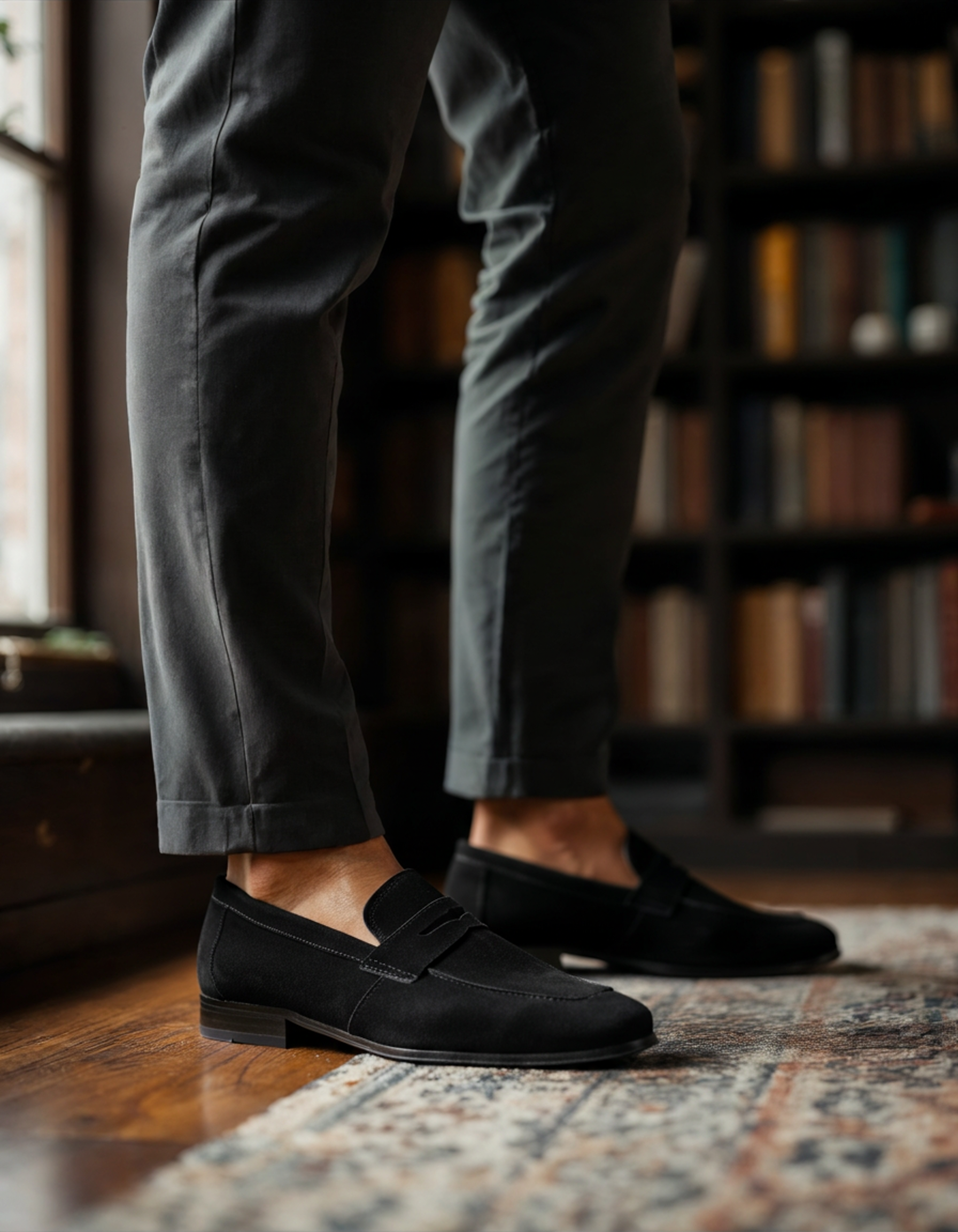 CONOR™ | SUEDE PENNY LOAFERS
