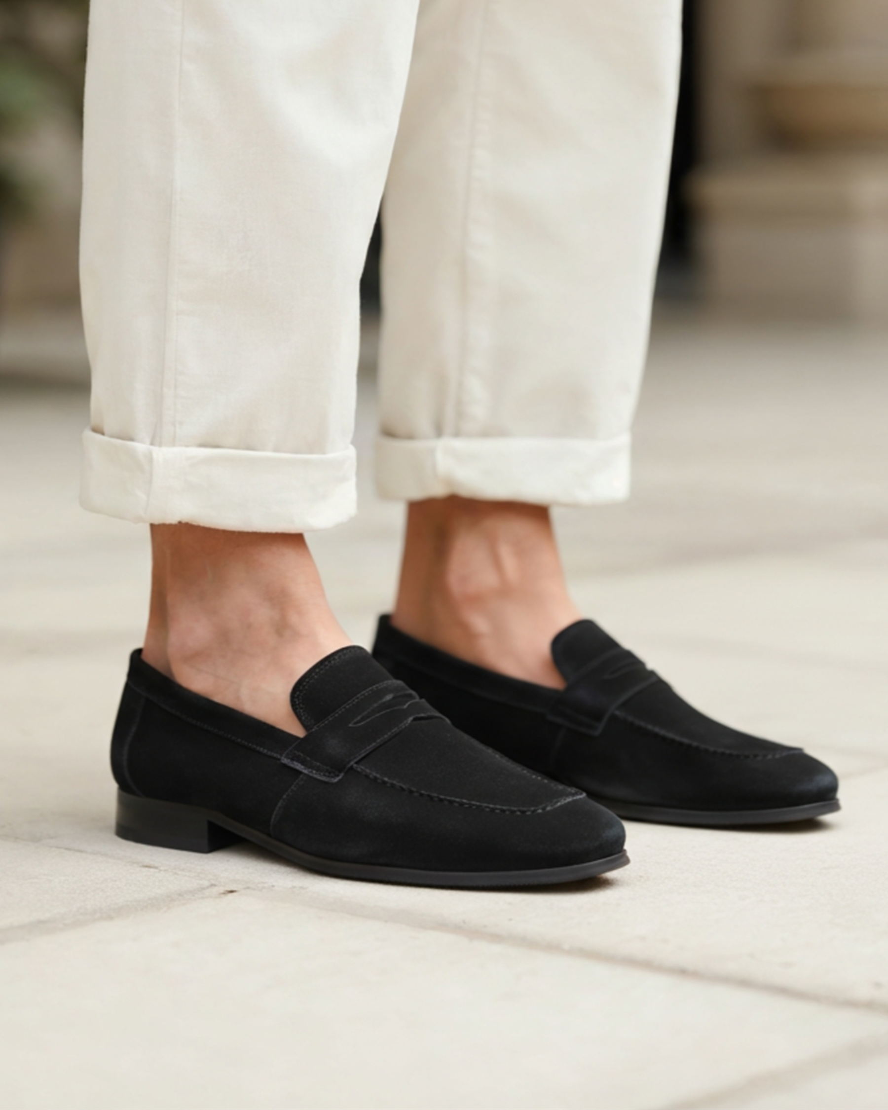 CONOR™ | SUEDE PENNY LOAFERS