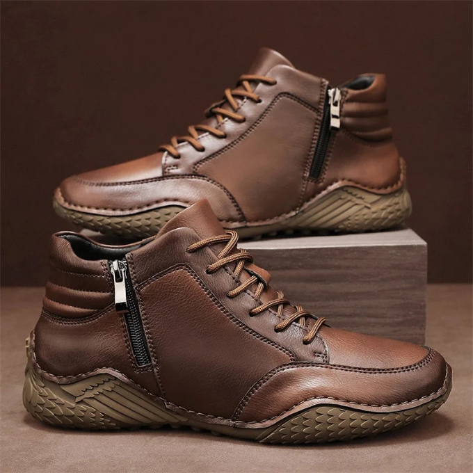 CONOR™ | RUGGED LEATHER BOOTS FOR MEN