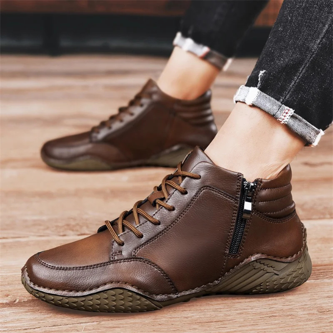 CONOR™ | RUGGED LEATHER BOOTS FOR MEN