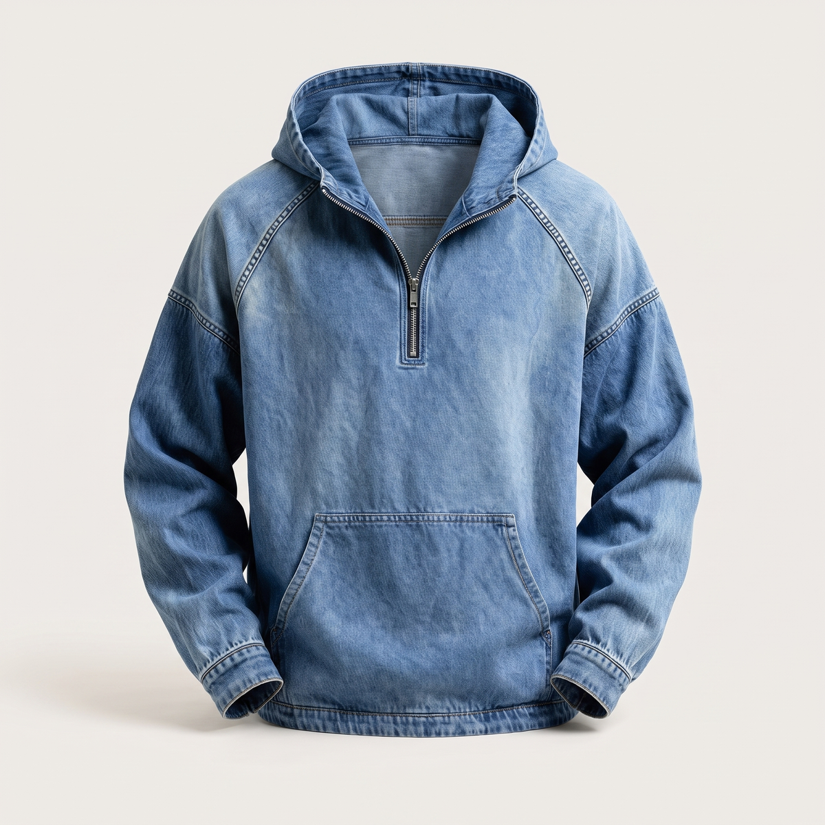 CONOR™ | RIVINGTON HALF-ZIP DENIM JACKET