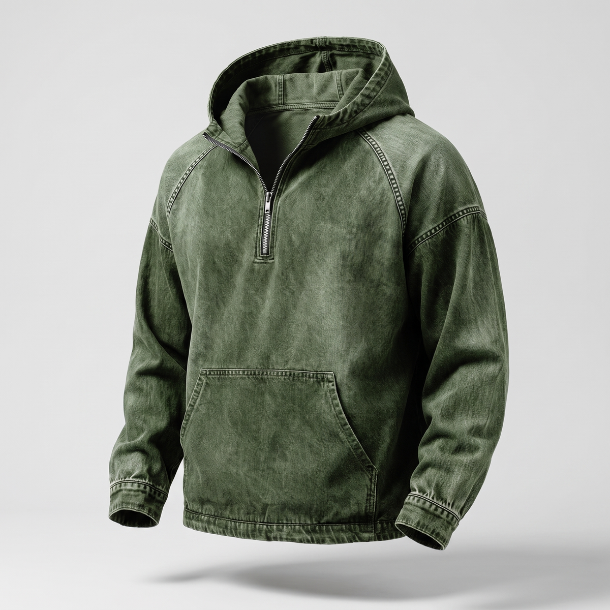 CONOR™ | RIVINGTON HALF-ZIP DENIM JACKET