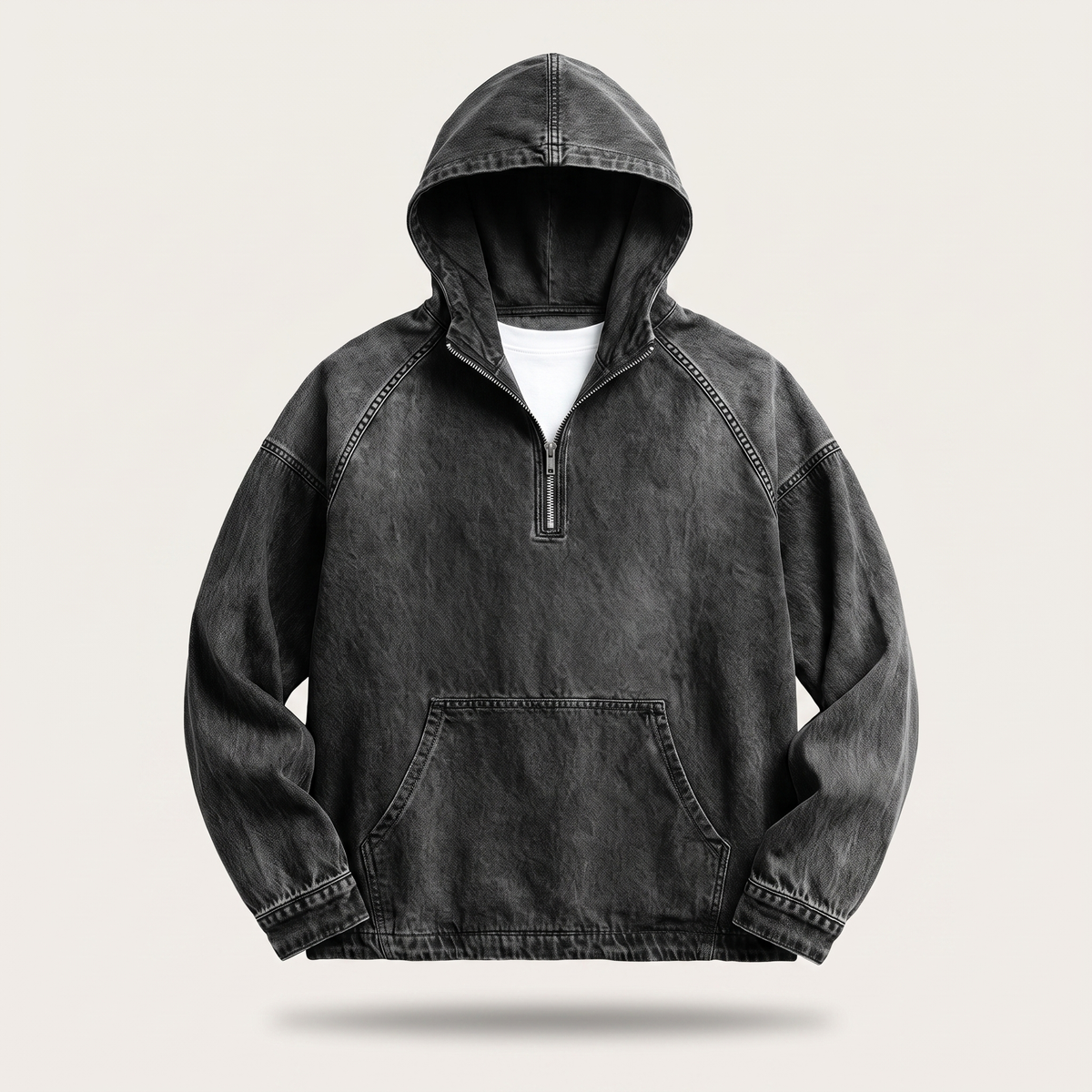 CONOR™ | RIVINGTON HALF-ZIP DENIM JACKET