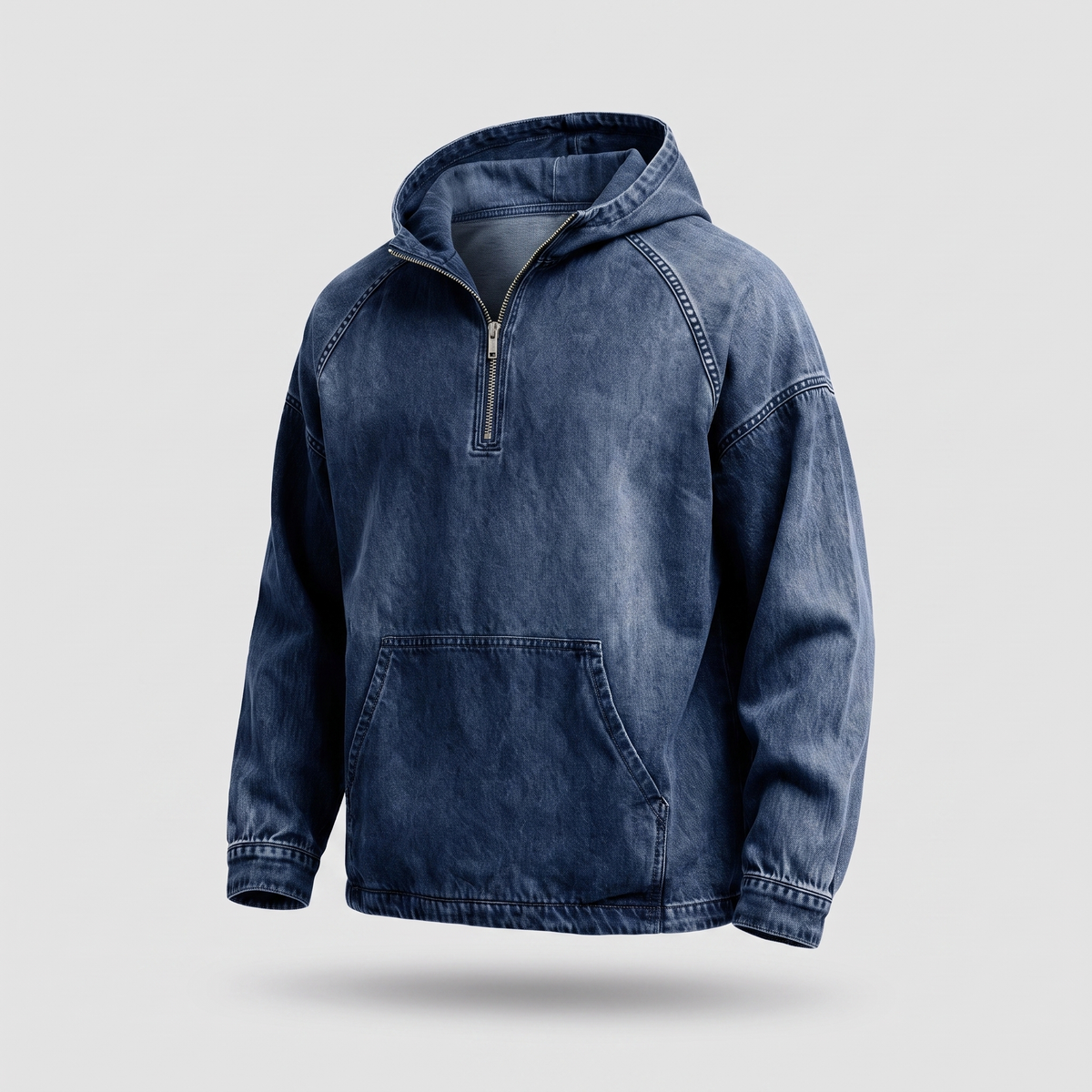CONOR™ | RIVINGTON HALF-ZIP DENIM JACKET