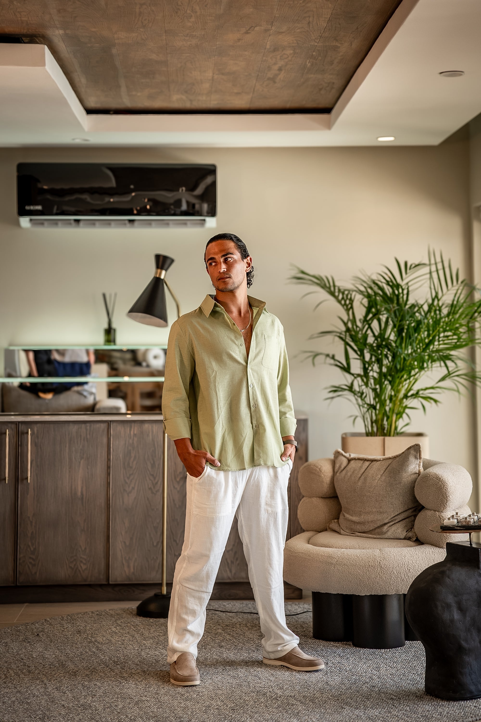 CONOR™ | LINEN COMBO (LONGSLEEVE)