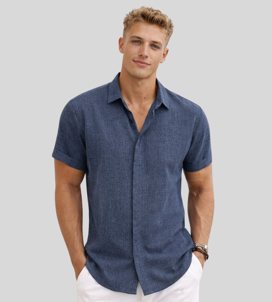 CONOR™™ | Linen Short-Sleeve