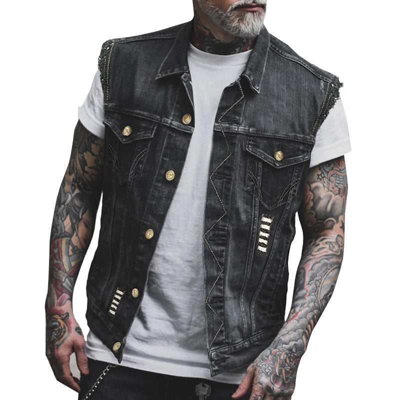 CONOR™™ | Denim Gilet