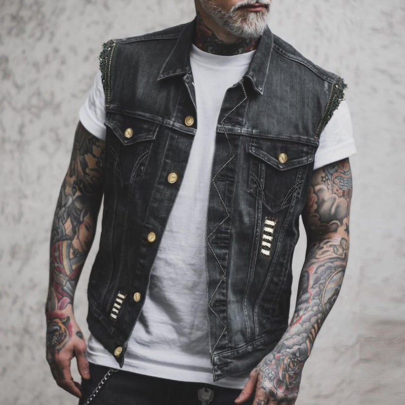 CONOR™™ | Denim Gilet