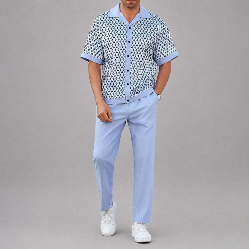 CONOR™™ | Men's Geometric Two-Piece Set
