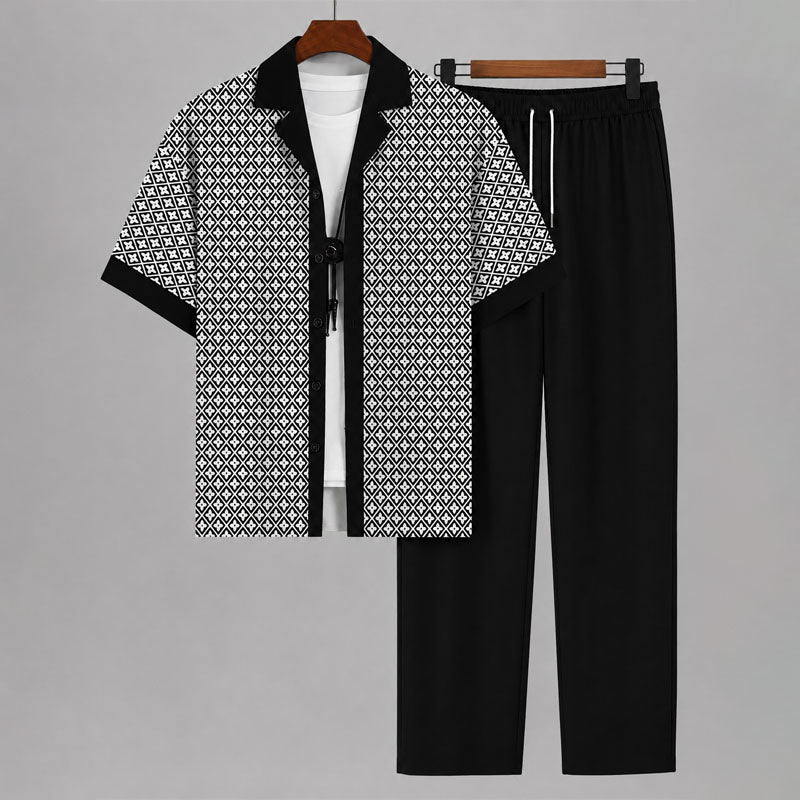CONOR™™ | Men's Geometric Two-Piece Set