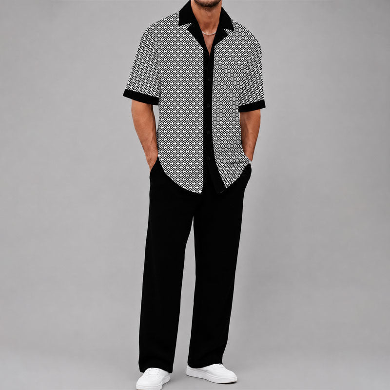 CONOR™™ | Men's Geometric Two-Piece Set