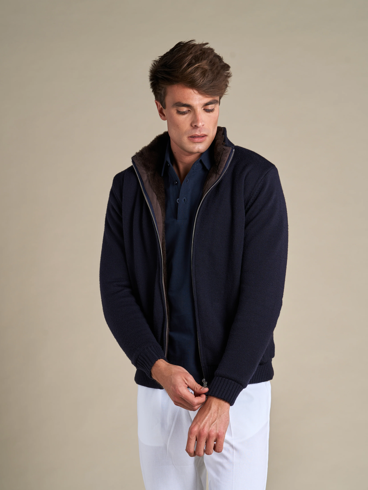CONOR™ | Fully Fur-Lined Cardigan
