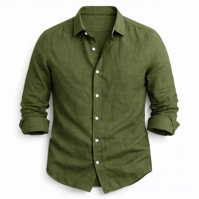 CONOR™™ | Men's Cotton-Linen Longsleeve