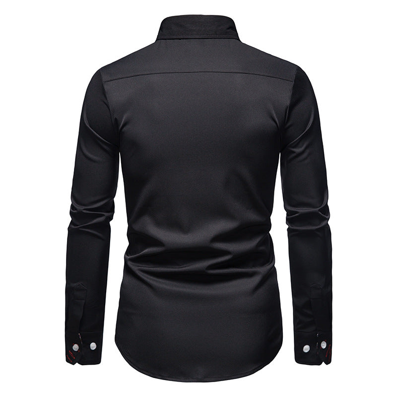 CONOR™™ | Paisley-Trim Shirt