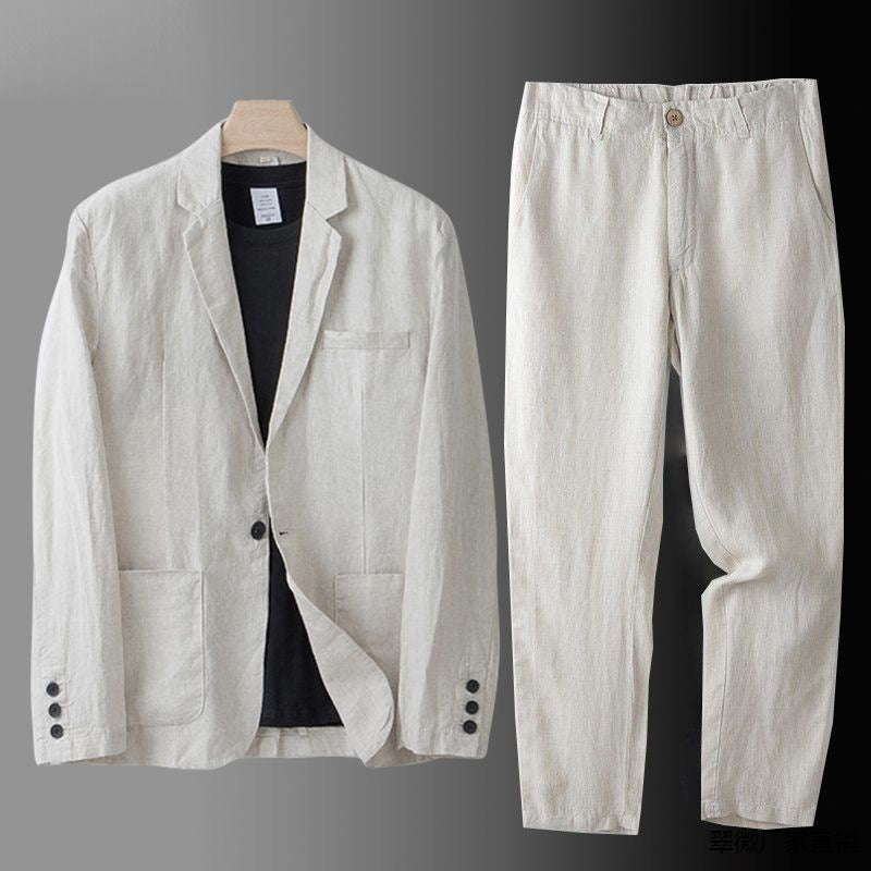 CONOR™™ | Men's Linen-Cotton Suit