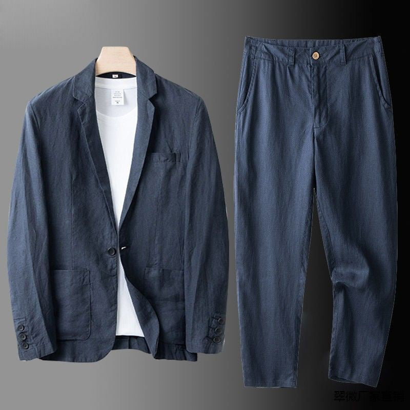 CONOR™™ | Men's Linen-Cotton Suit