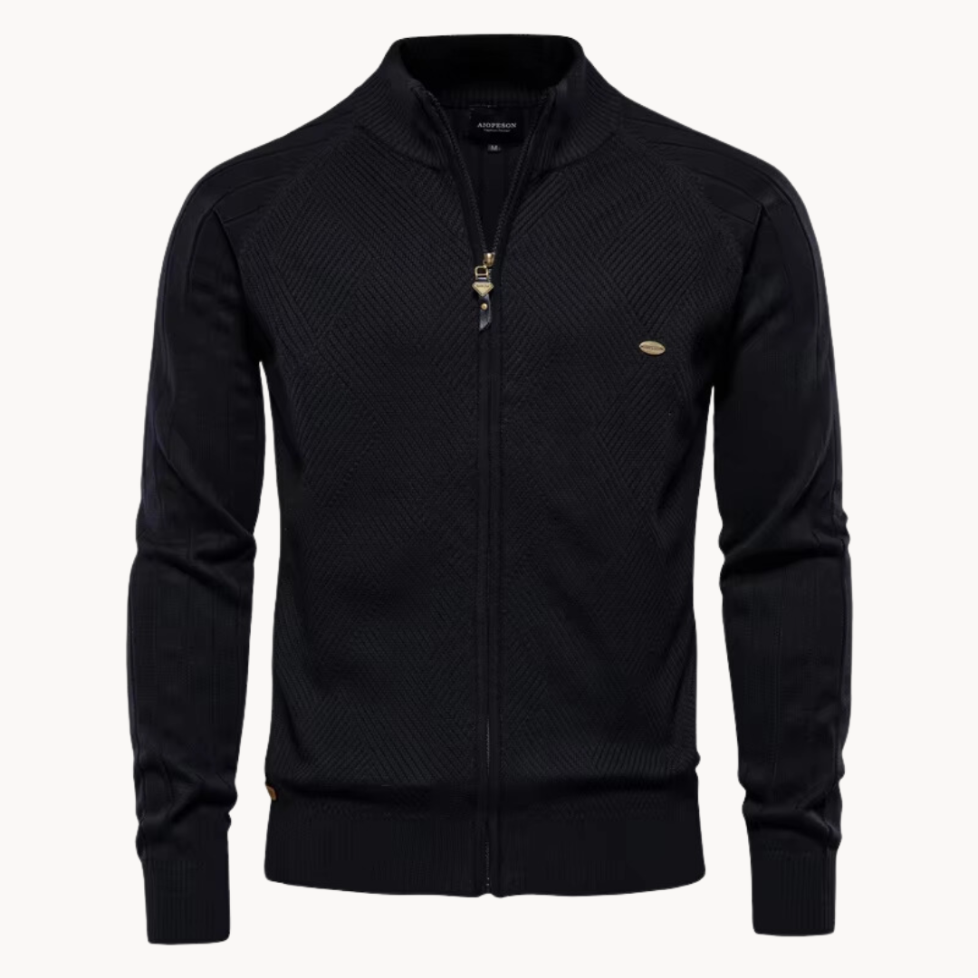 CONOR™™ | Zip-Up Knit Jacket