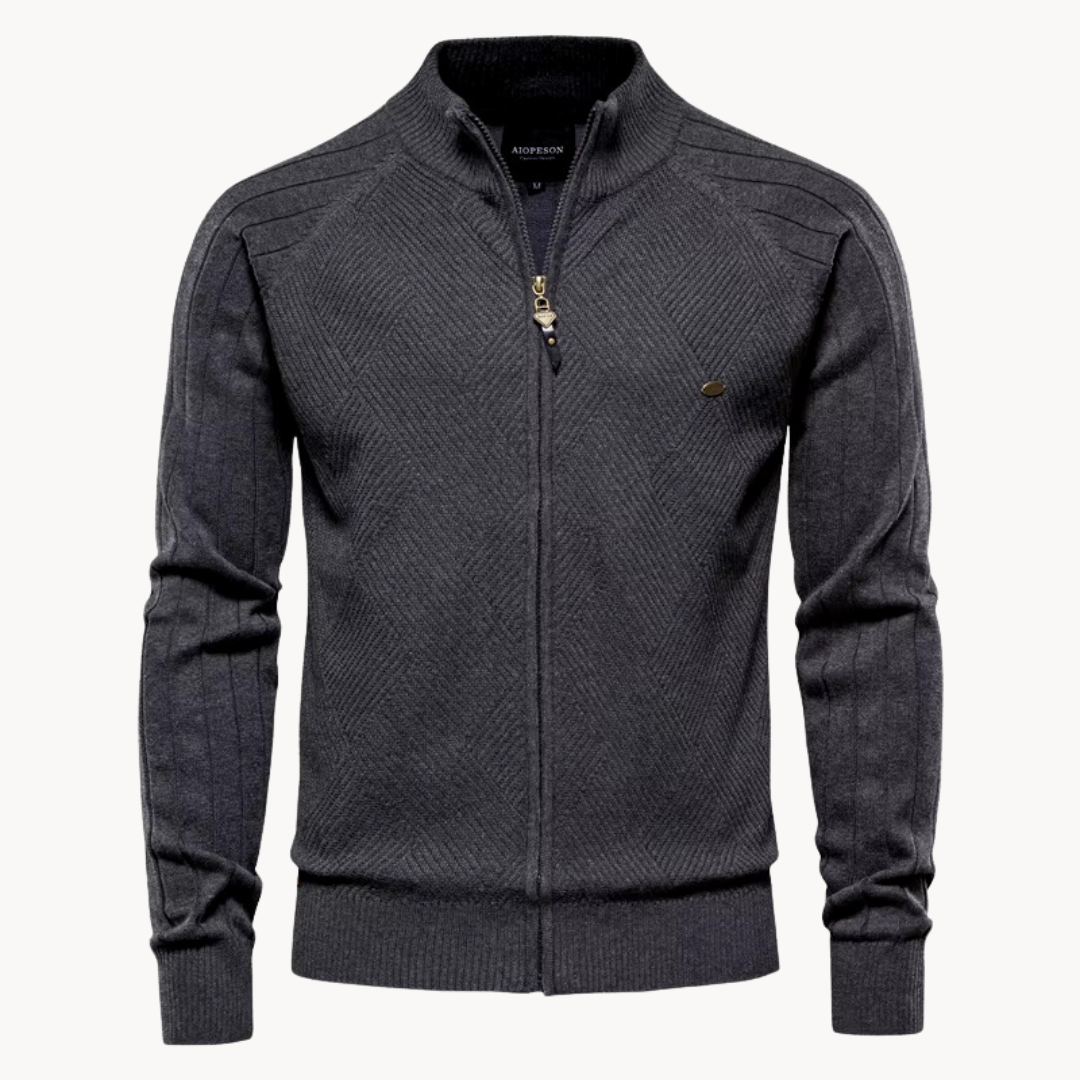 CONOR™™ | Zip-Up Knit Jacket