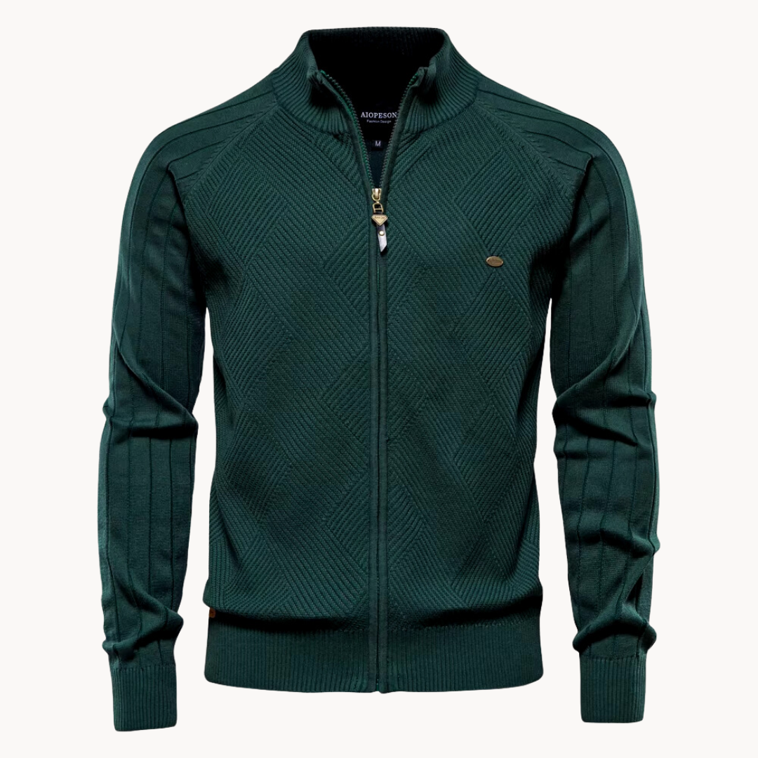 CONOR™™ | Zip-Up Knit Jacket