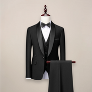 CONOR™™ | Men's Satin-Trim Evening Tuxedo