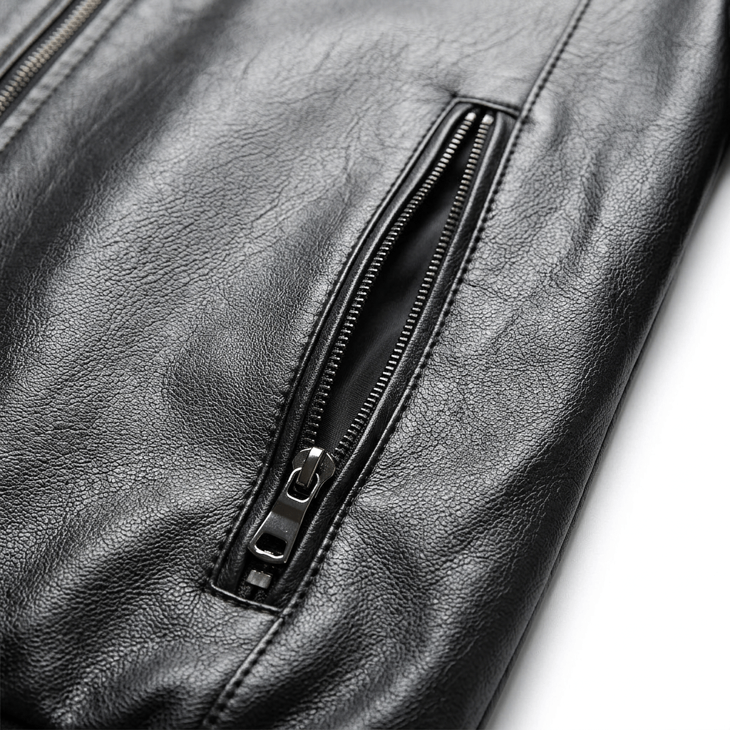 CONOR™ | Minimalist Faux Leather Jacket