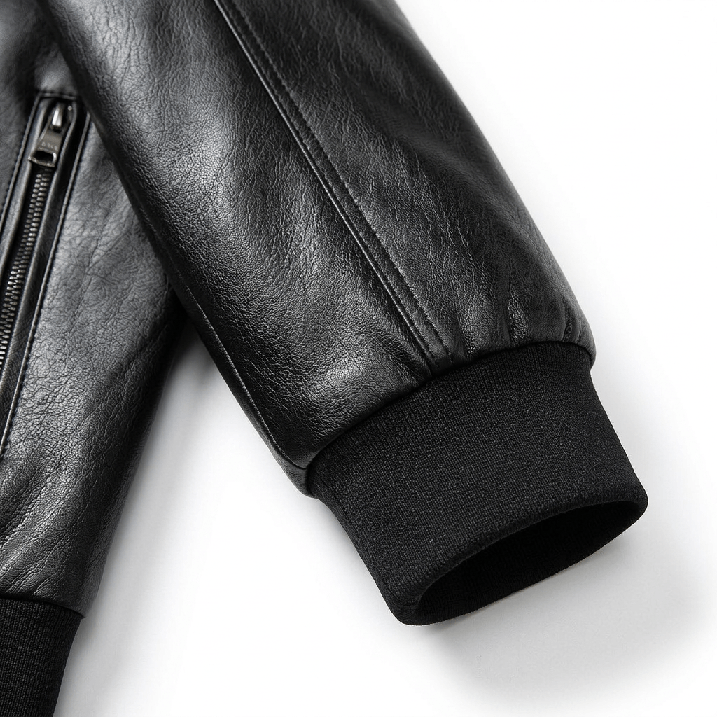 CONOR™ | Minimalist Faux Leather Jacket